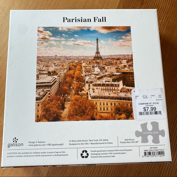 Parisian Fall Puzzle - Picture 4 of 5
